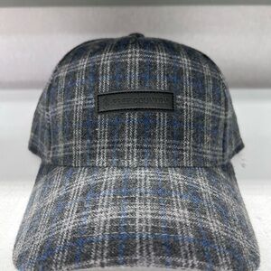 Free Country Gray and Blue Plaid Hat